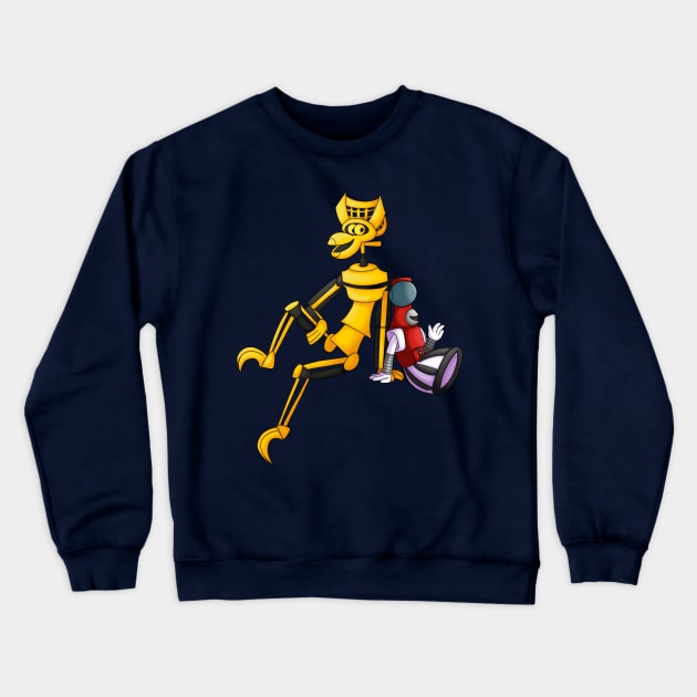 MST3k Tom Servo and Crow Crewneck Sweatshirt by CaptainShivers